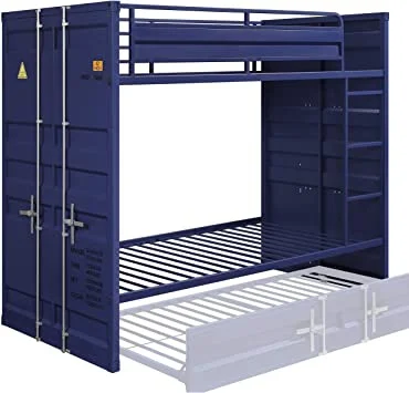 

Cargo Bunk Bed (Twin/Twin), Blue (1Set/2Ctn) 37900