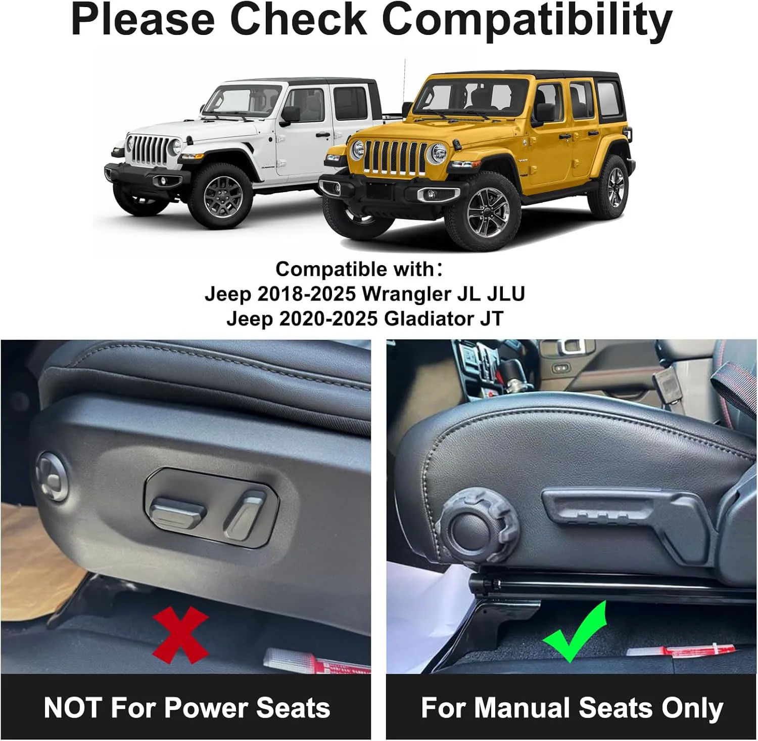 Передний органайзер для хранения под сиденьем для Jeep Wrangler JL JLU 2018-2025 и Gladiator JT 2020-2025, нижний скрытый ящик для хранения, автомобильный лоток (art.: 3920d0959559c) - 3920d0959559c