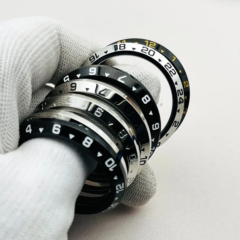 New Number Stainless Steel Watch Case Rims Steel Ring Fits Seiko SKX007 SKX009 SKX011 SRPD Fashion Bezel Watch Repair Parts