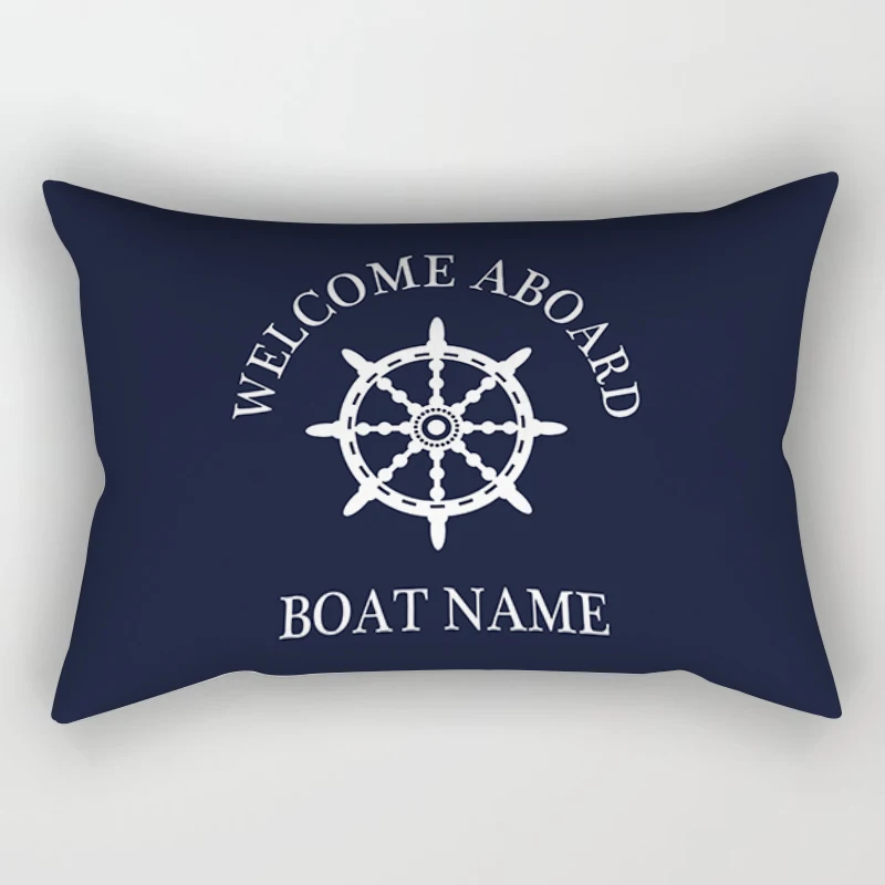 

Настраиваемый декоративный чехол для подушки с компасом, полиэстер/хлопок