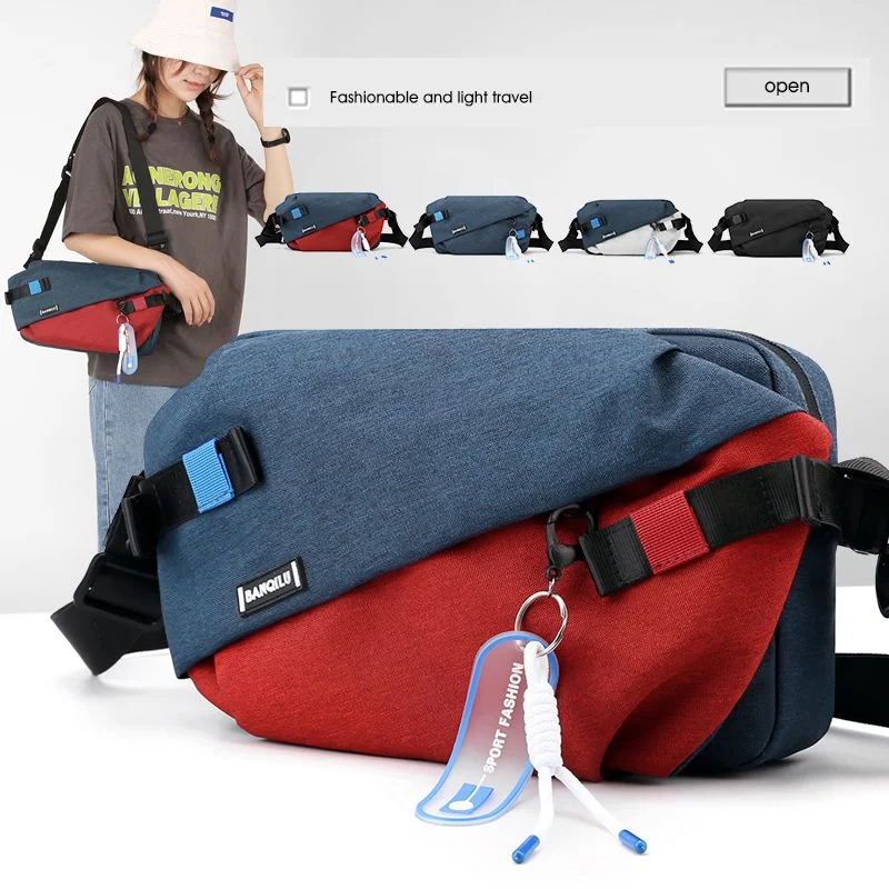 

Unisex Harajuku Messenger Bag Crossbody Shoulder Bag Luxury Fashion Waterproof Chest Bag Men