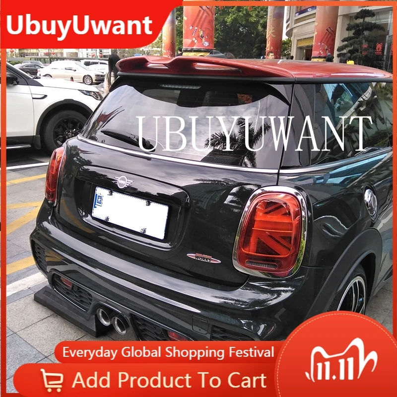 

UbuyUwant For MINI COOPER S 2.0T 2013-2020 F56 F55 JCW Carbon Fiber Rear Trunk Boot Spoiler Wing Lip Car Rear Wings