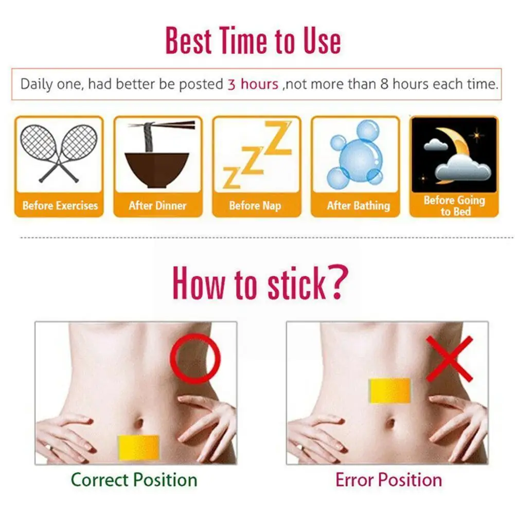 

Hot Sale Slimming Stick Slimming Navel Sticker Slim Pcs 1 ) Patch Patch Pcs Bag Loss ( Weight Burning = Fat 10 20 I2a8
