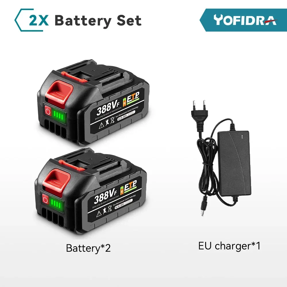 

Yofidra 388VF аккумуляторная батарея 22500 мАч для электроинструмента