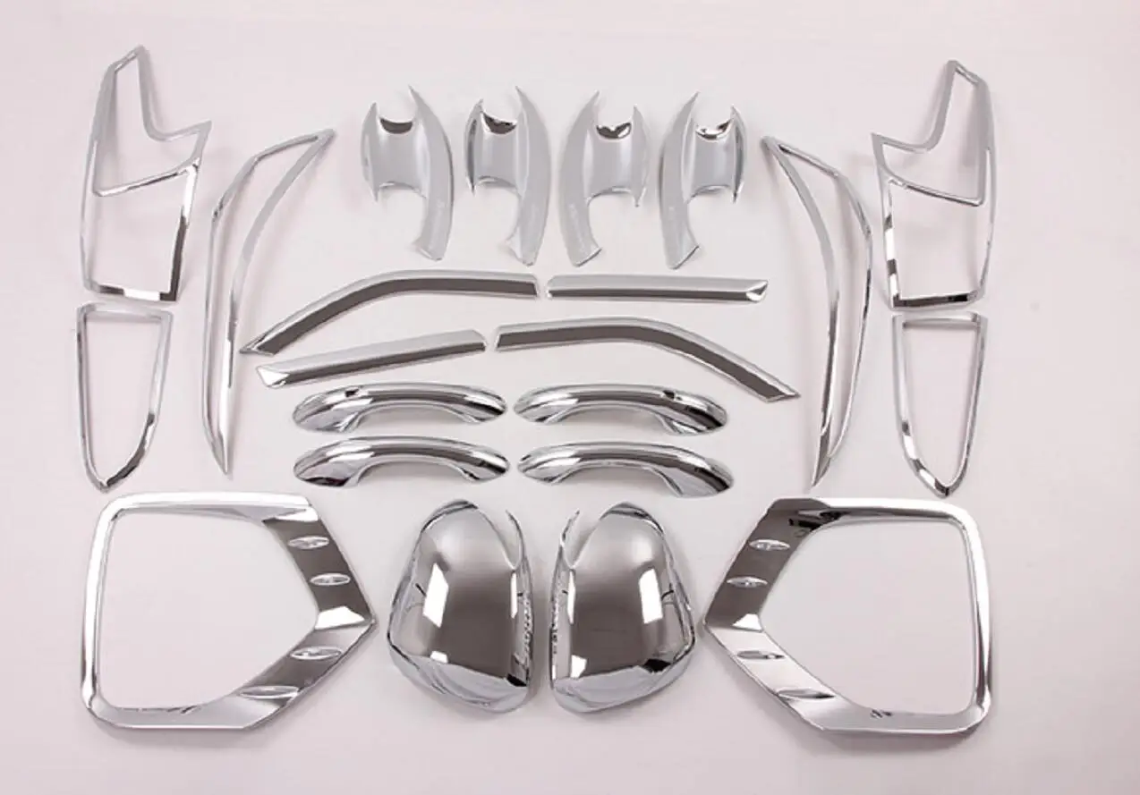 Накладка на переднюю фару из АБС-пластика для Hyundai Santa Fe 2019 2020 внешние