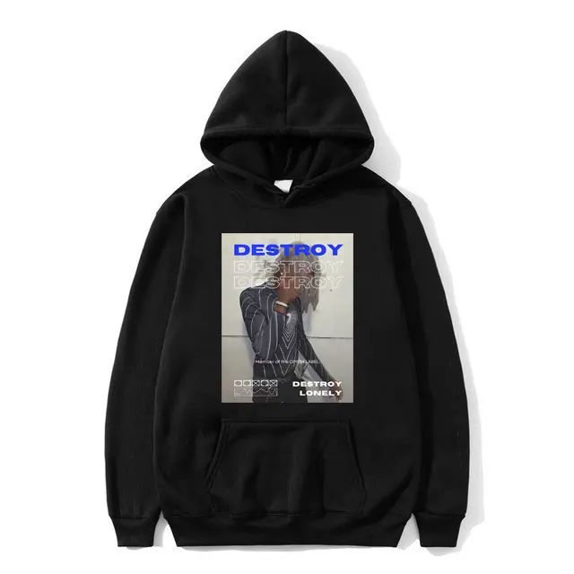 

Rapper Destroy Lonely If Looks Could Kill Graphic Hoodie Male Brand Opium Playboi Carti Sweatshirt Men's Fashion Oversized Hoody