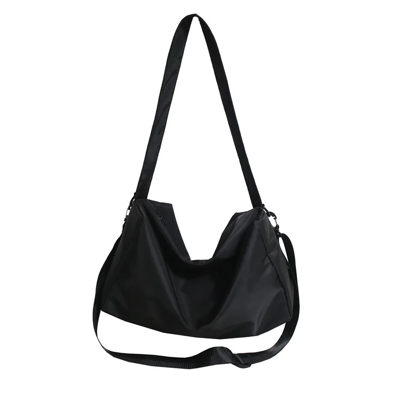 

New Leisure Sports Shoulder Bag Simple Men's And Women's Large Capacity Fashion Sports Straddle Bag Nylon Portable Travel Bag