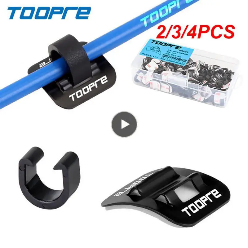 

2/3/4PCS Aluminum Alloy Bicycle C Clips Durable Brake Shift Cable Clamp U Shaped Snap U-type Shifter Cable Buckle