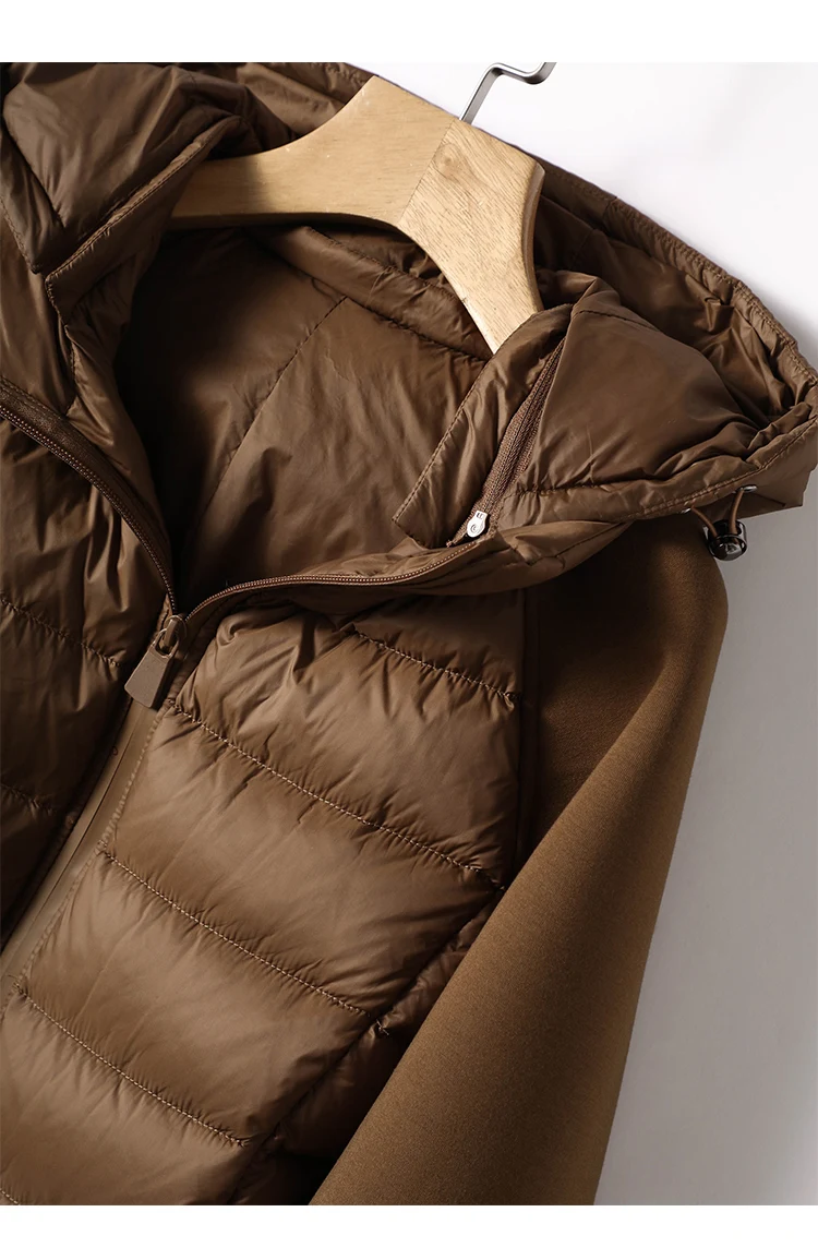 Hood Casacos Femininos Inverno 2022  90%  White Duck Down  Casual  Abrigos Mujer  Coat Women  Winter Jacket Women