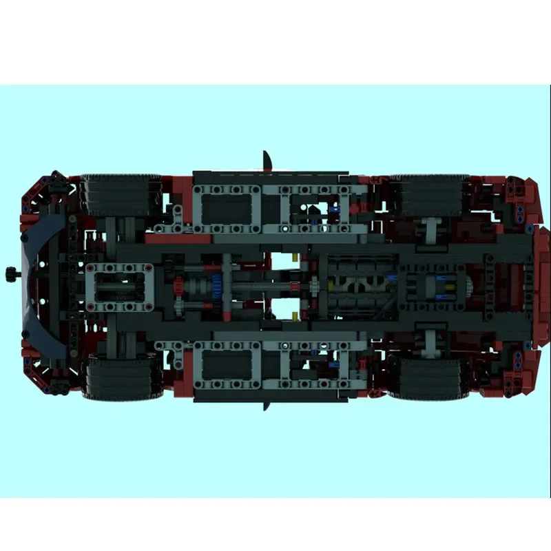 MOC-91058Classic SupercarSLS черная серия сборка Сращивание строительный блок модель детали