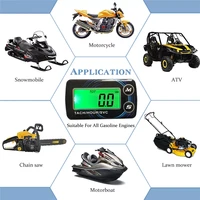 tach hour meter motorcycle meter digital tachometer engine resettable maintenace alert rpm counter for chainsaws boats atv