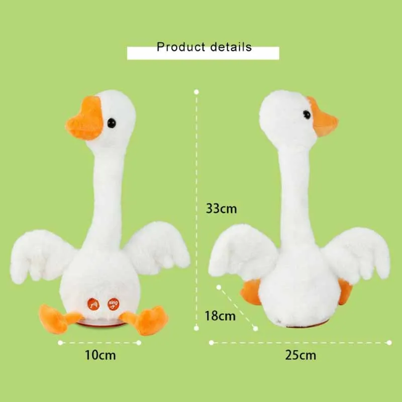 Креативная имитация большой белой гусиной маленькой желтой утки искусственная