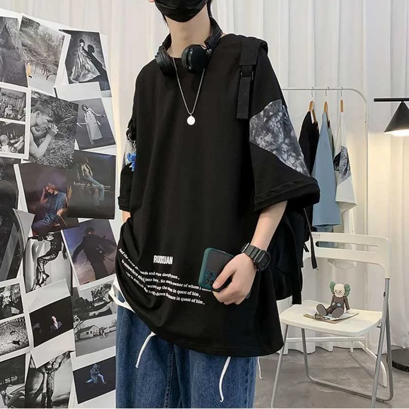 Модные повседневные футболки с круглым вырезом и коротким рукавом принтом