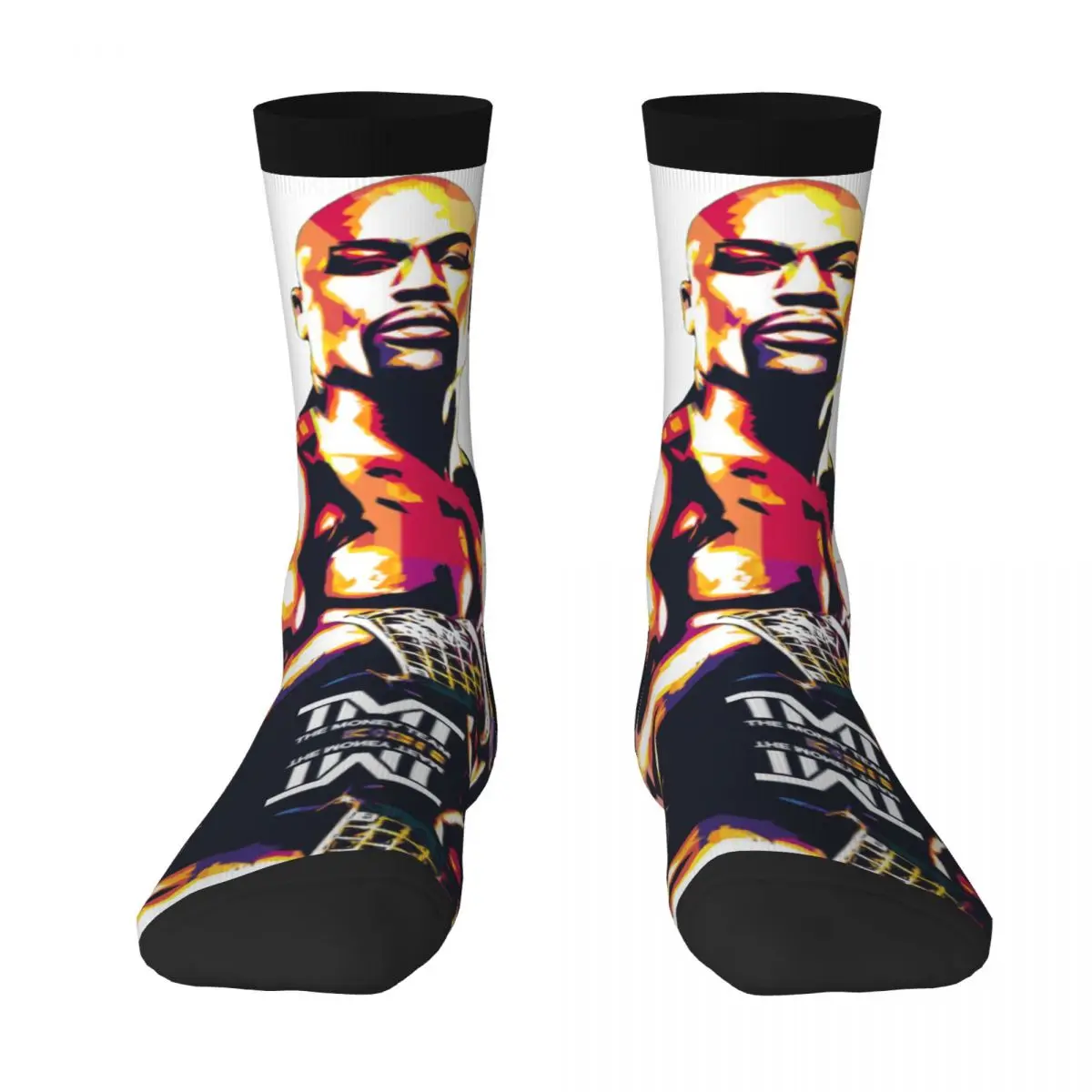 

USA US 8 Floyds And Mayweathers America Pugilism Stocking Casual Graphic The Best Buy Cool Contrast color Rucksack Elastic Socks