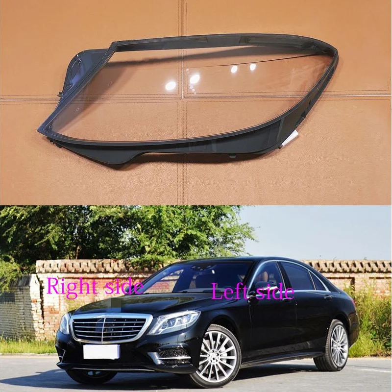 

Для Benz S-Class W222 S320 S350 S400 S450 S500 2014 2015 2016 2017 крышка автомобильной фары налобный фонарь объектив Автомобильная крышка
