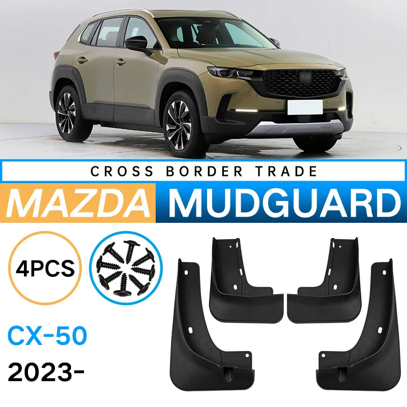 

Car Mudguards For Mazda CX-50 2023 Fender Mud Flaps Splash Guards Automotive Exterior Accessories Auto Parts