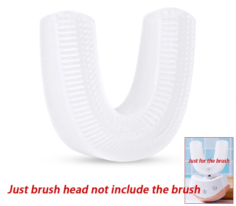 

1 Pcs Brush Head ( Not Include The Brush ) U Type 360 Degrees Replacement Head