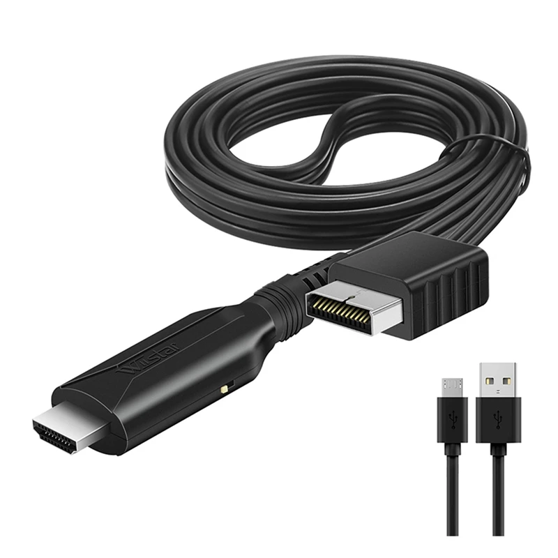 WIISTAR For PS2 To HDMI-Compatibale Audio Video Converter Adapter Support For PS 1/2 For HDTV PC Full HD Cable Adapter Promotion