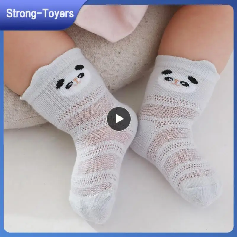 

Thin Section Boys And Girls Mesh Socks Children's Socks Summer Cartoon Baby Cotton Short Socks Baby Socks 0-8 Years Old Optional