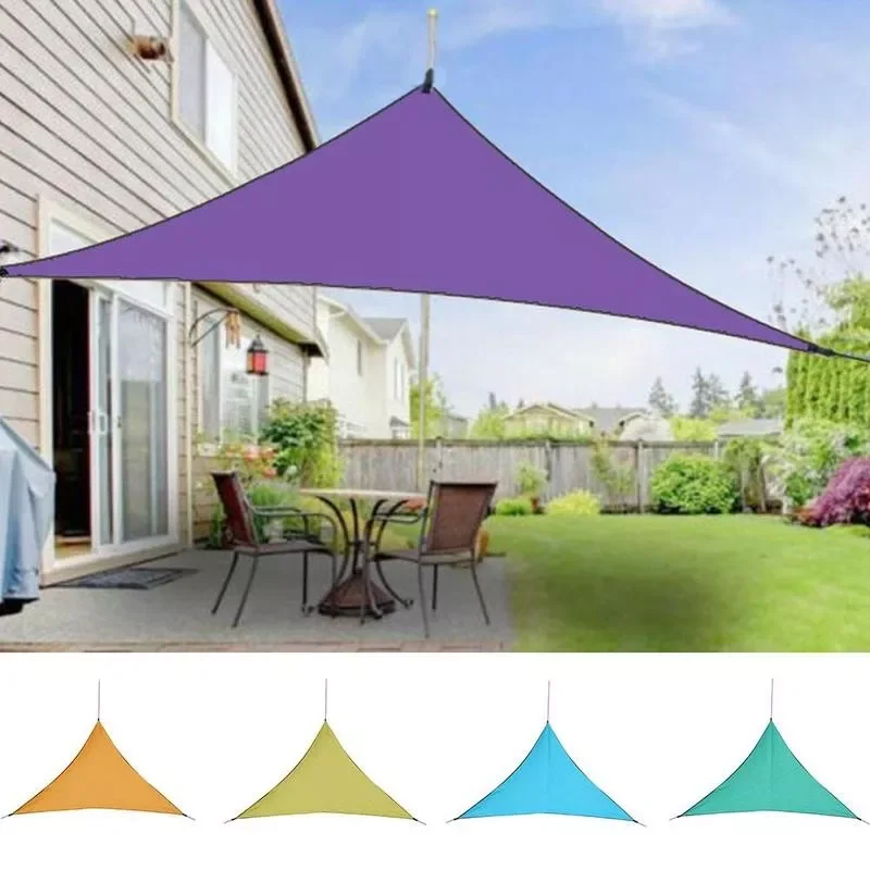 

NEW 3*3*3m Sail Awning Triangle Canopy Waterproof Sun Protection Awning Camping Shade Cloth Outdoor Garden Patio Pool Sail Awnin