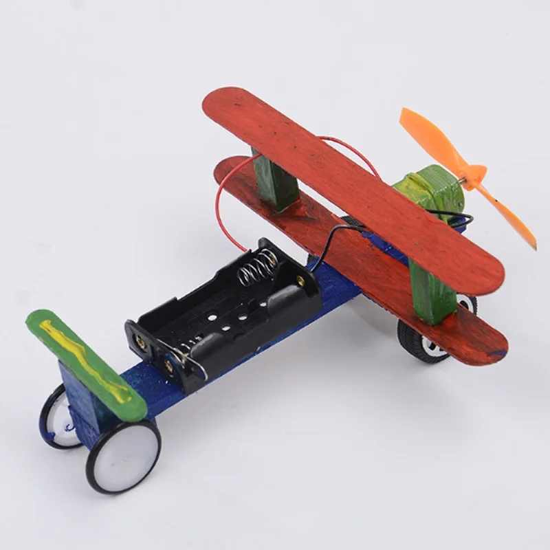 

Детская техника «сделай сам» маленькое производство Электрический самолет изобретение студенческий научный эксперимент ручной материал ...