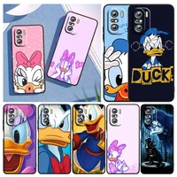 disney cartoon donald duck for xiaomi redmi note 10s 10 k50 k40 gaming pro 10 9at 9a 9c 9t 8 7a 6a 5 4x black soft phone case
