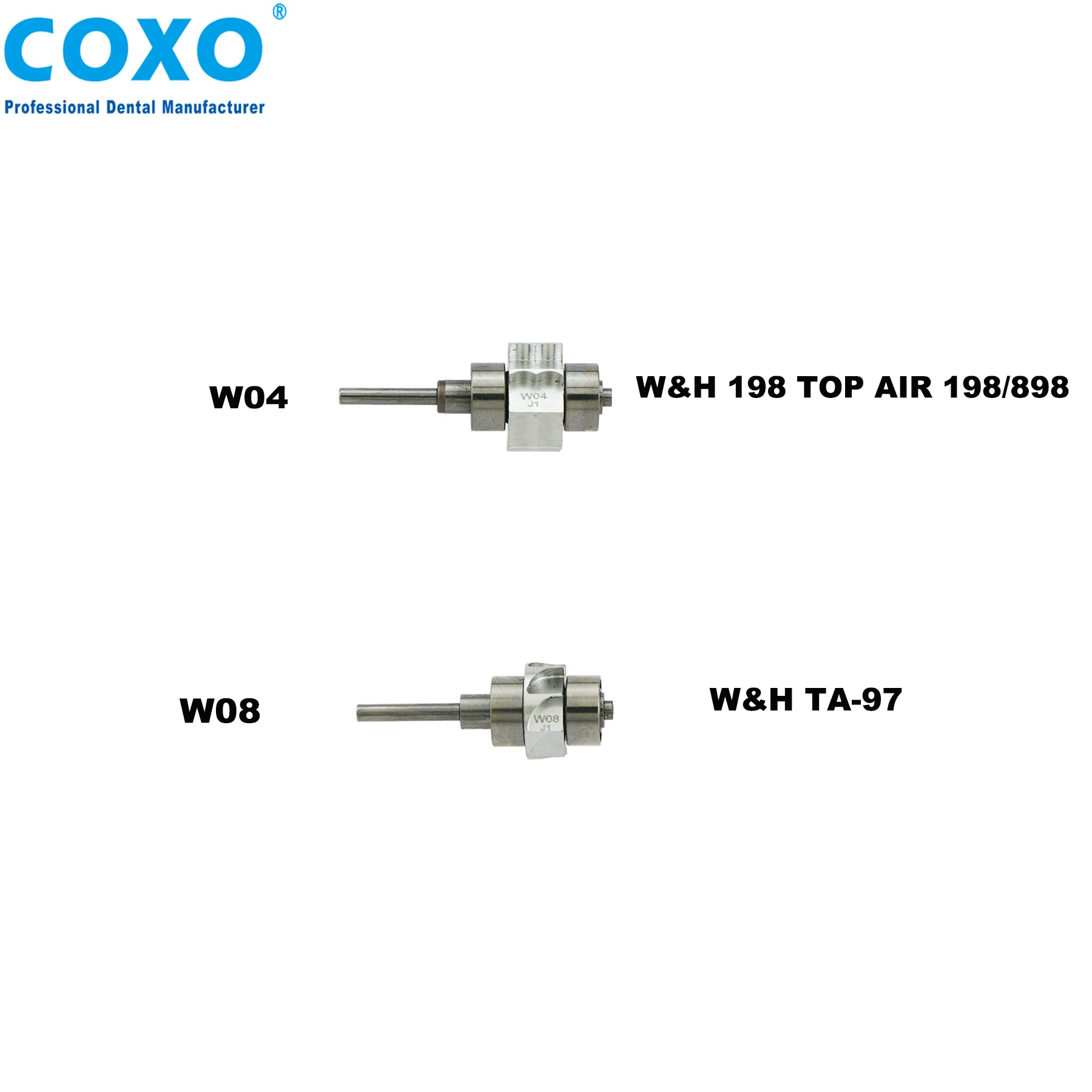 

COXO Dental Spare Rotor Cartridge High Speed Turbine W04 W08 For TA-97 TOP AIR 198/898 Handpiece