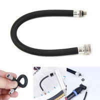 15 5cm bike bicycle motorcycle car tyre inflator hose air pump extension tube adapter for schrader valve av tires inflation