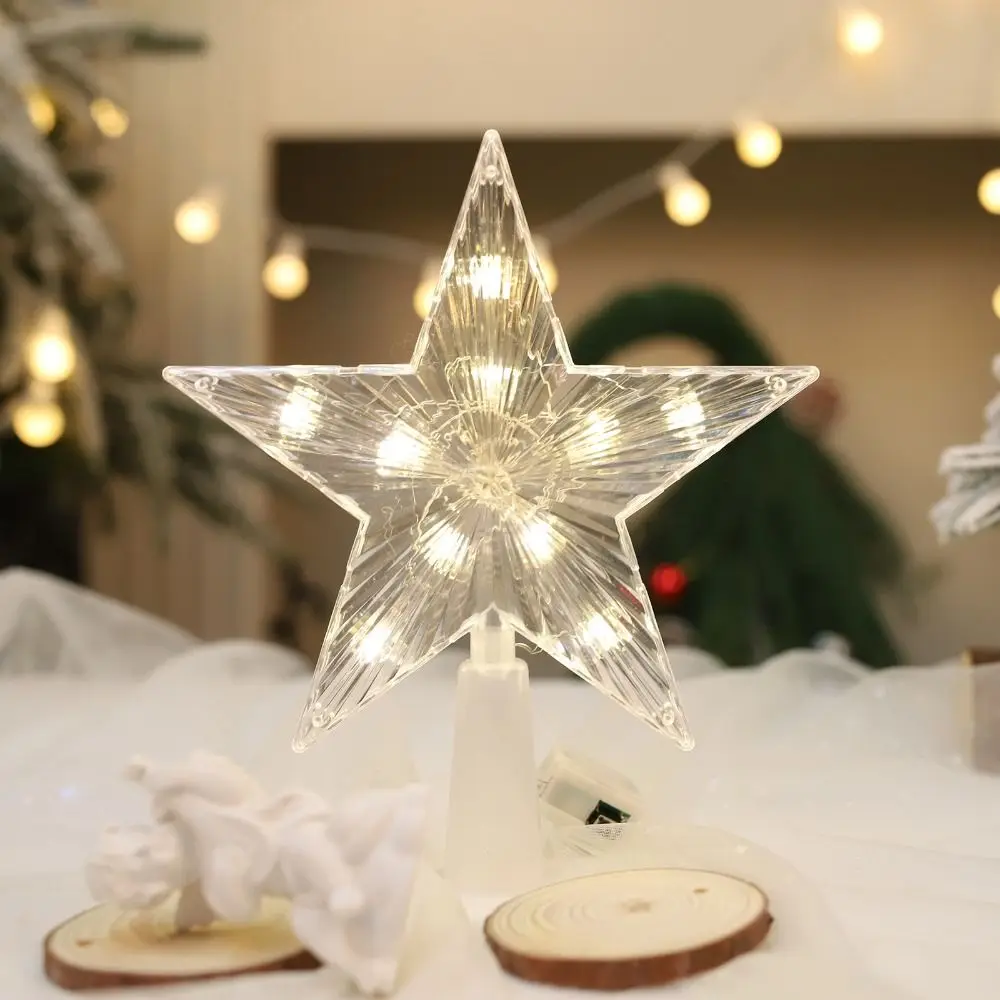 Navidad светящаяся рождественская елка сияющая пятиконечная звезда светодиодные