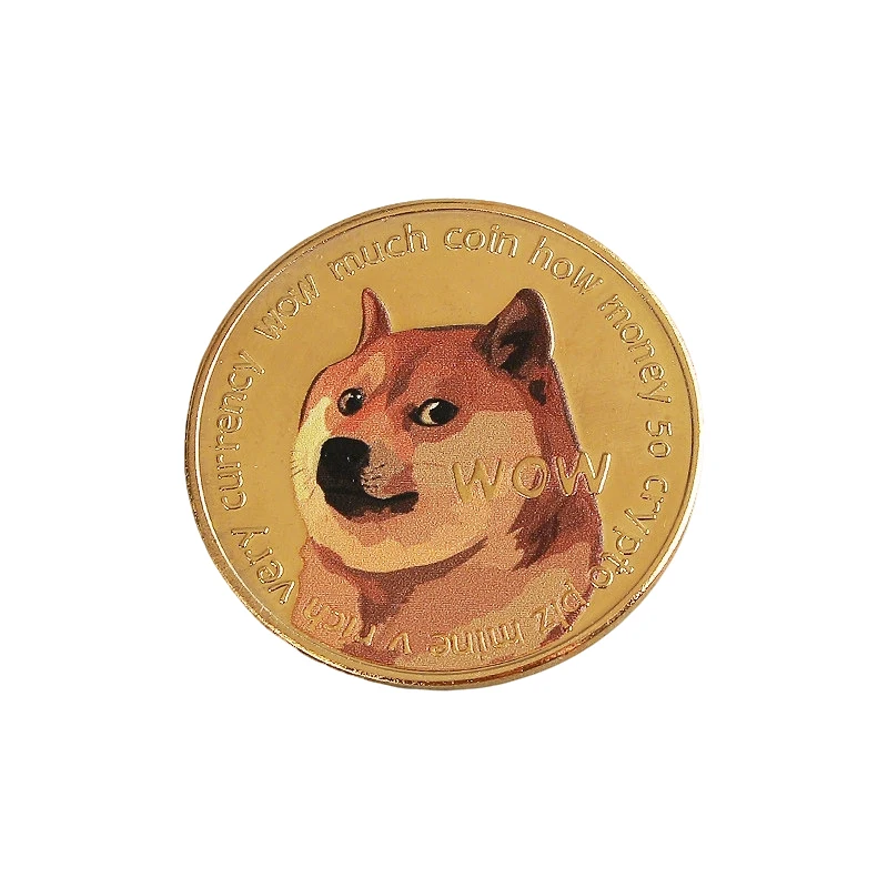 Фото Если вам скучно, дайте ему собаку! Коллекционная памятная монета Doge, монета для игр, небольшой сувенир, декоративный подарок №1
