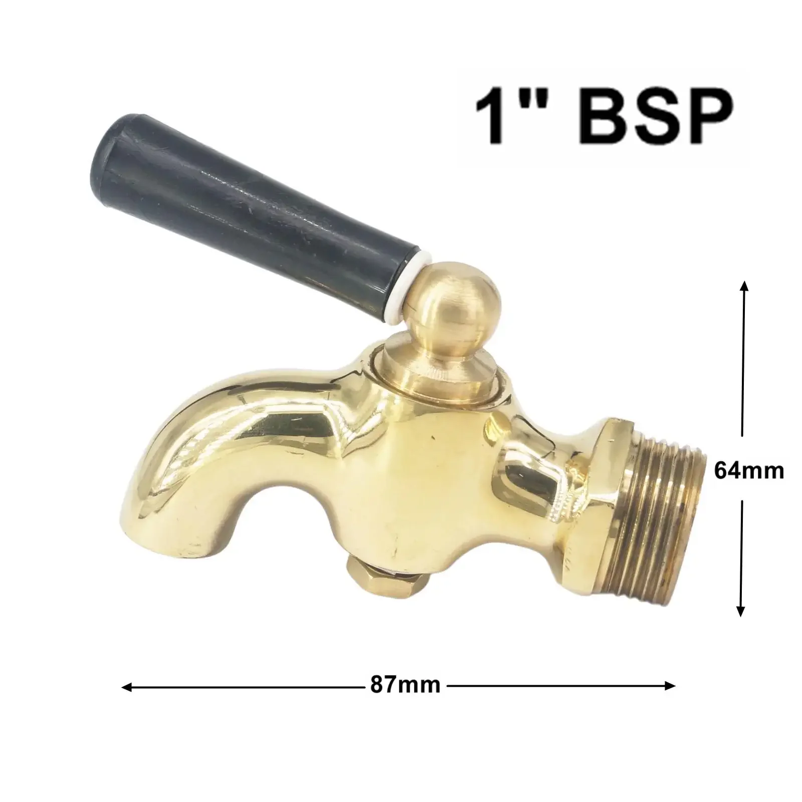 

Кран для горячей воды из латуни 3/4" BSP