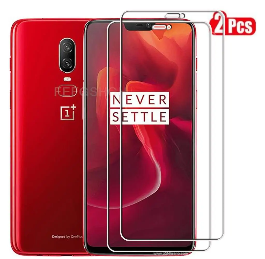 

9H HD Protective Tempered Glass FOR OnePlus 6 6.28" OnePlus6 One Plus 1+6 A6000, A6003 Screen Protector Protection Cover Film