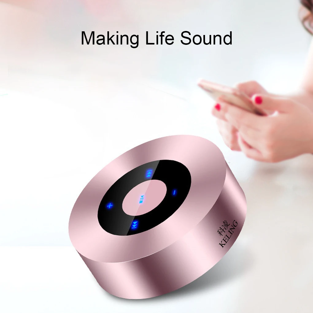 Беспроводной динамик с сенсорным экраном универсальный аудиоплеер звуковая