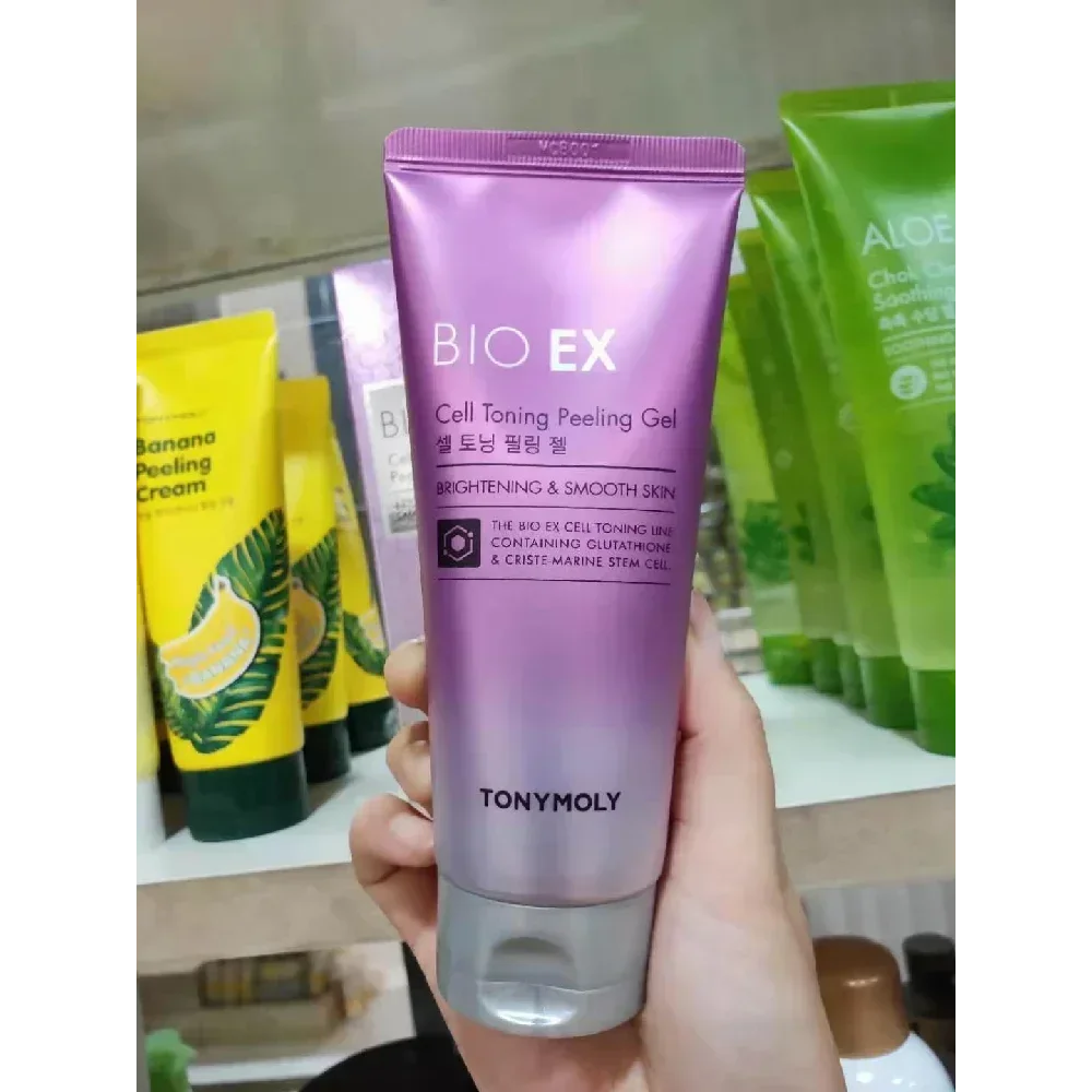 TONYMOLY BIO EX Cell Toning Peeling Gel 120 мл Отшелушивающий гель для осветления и разглаживания кожи, очищения пор, корейское средство для ухода за кожей (art.: 3920db1ece7eb) - 3920db1ece7eb