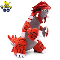 new anime pokemon 30cm groudon plush doll groudon red dinosaur doll model plush gift toy