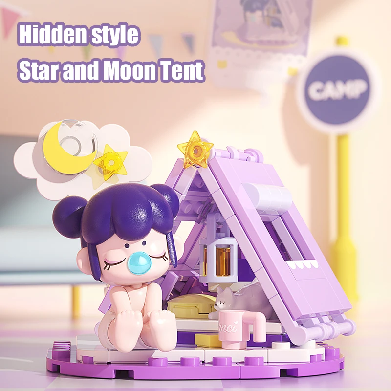 Nanci Ruolai Слепая Коробка Фигурка Модная Домашняя Серия Строительные Блоки