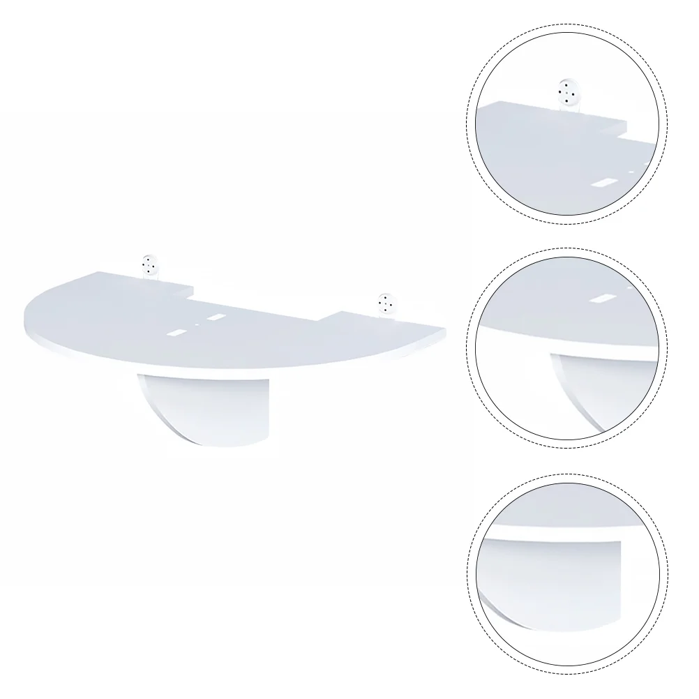 

Shelf Monitor Projector Organizer Wall Screen Hanging Riser Computer Rack Stand Holder Soundbar Platform Flat Streaming Cable