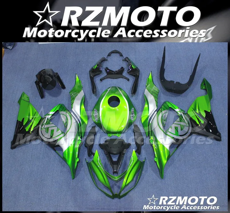 

Новый комплект обтекателей из АБС-пластика подходит для Kawasaki ZX6R ZX-6R Ninja 636 599 2013 2014 2015 2016 2017 2018 Кузов + Крышка Резервуара зеленая