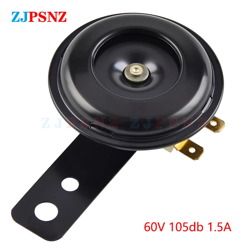 Звуковой сигнал для скутера, 12 В, 24 В, 36 В, 48 В, 60 В, 72 В, комплект электрического звукового сигнала для мотоцикла, 105 дБ, 110 дБ, супер громкий звуковой сигнал для раковины, водонепроницаемый динамик