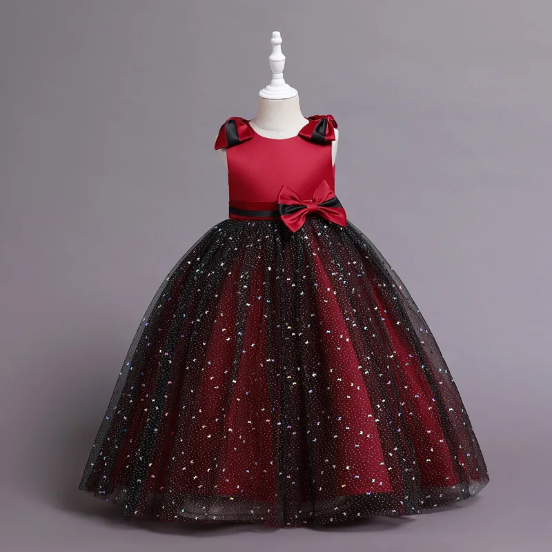 

Kids Girl Princess Party Dresses Lace Dress Children Bridesmaid Clothing Ball Gown Costume For Girl Prom Pageant Wedding
