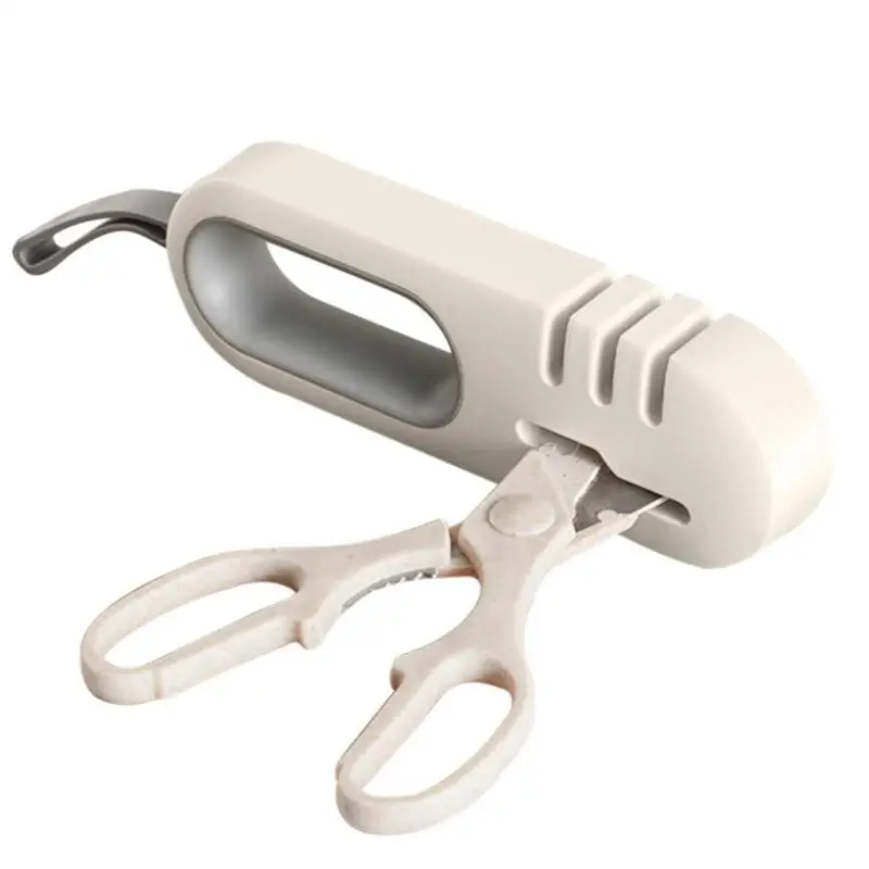 

Инструмент для заточки ножей и ножниц 4 в 1, устройство для быстрой заточки зубчатых и прямых ножниц