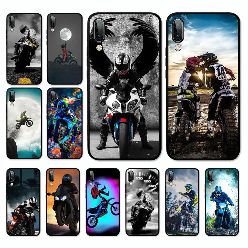 

Moto Cross motorcycle sports Phone Case For OPPO A9 A7 A3S A1K F5 Reno 2 Z Realme 6 5 Pro C3 Vivo Y91C Y51 Y31 Y19 Y17 Y11 V17