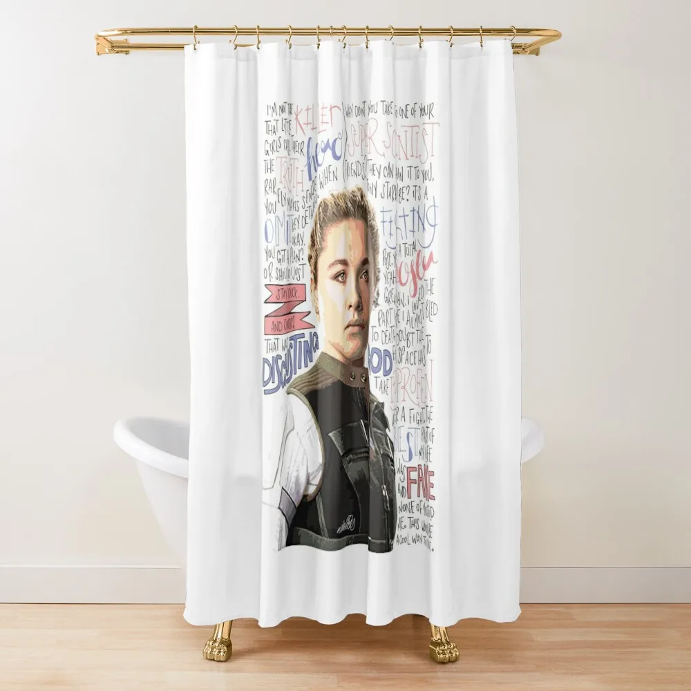 Водонепроницаемая душевая занавеска Yelena Belova