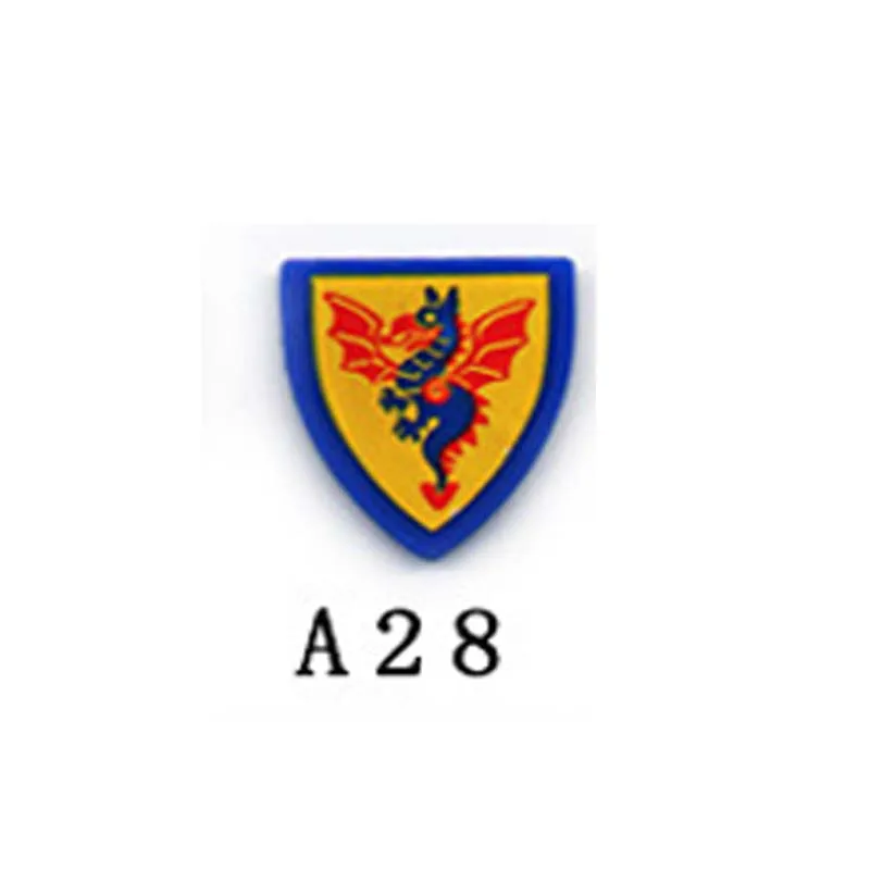 Конструктор MOC средневековый рыцарь защитный жилет фигурка дракона аксессуары