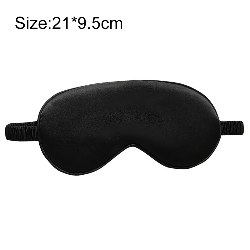 Двусторонняя маска для глаз из искусственного шелка ежедневного сна защита