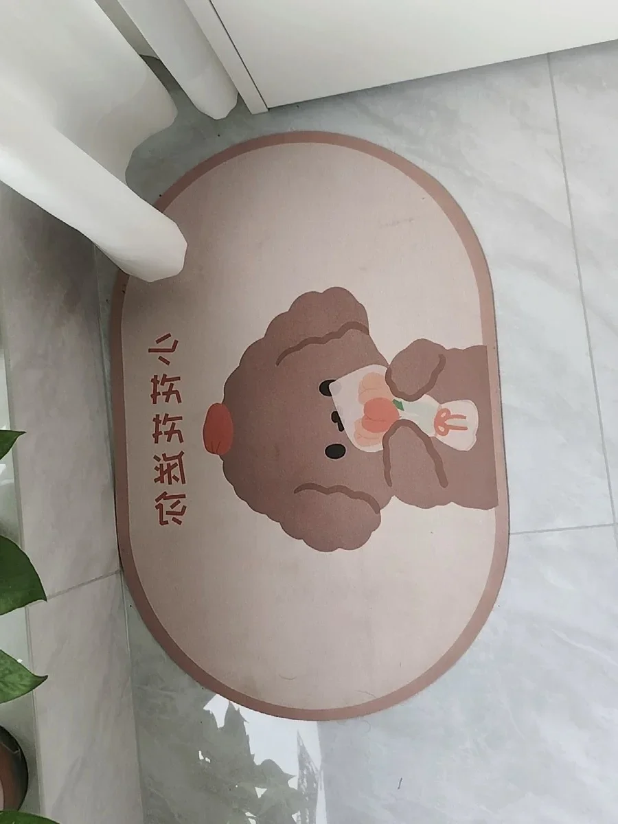 Alfombra suelo felpa gruesa antideslizante absorción agua suave cómoda baño dormitorio sala estar