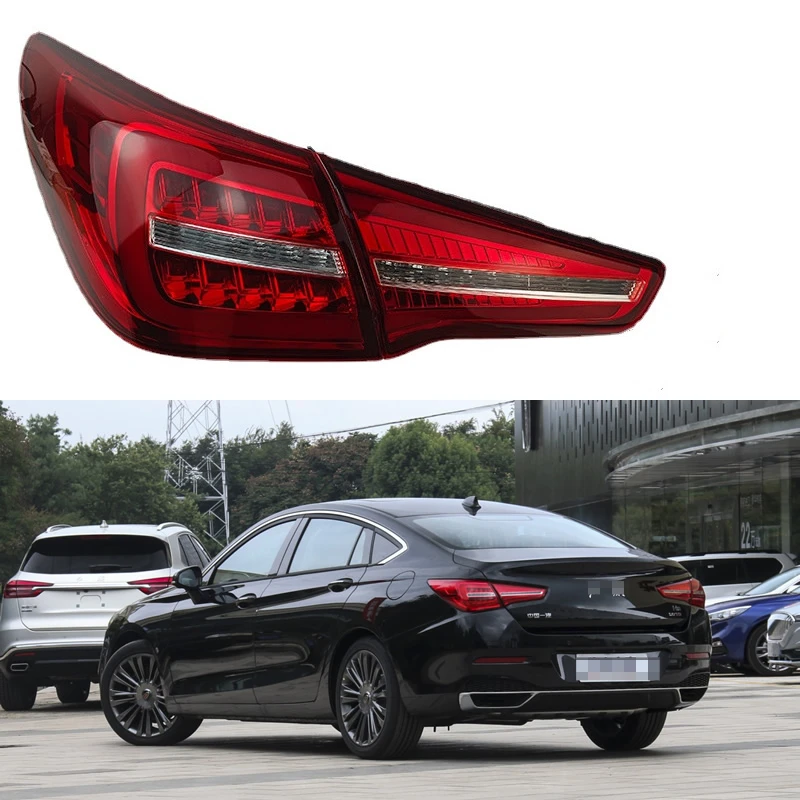 

For 2018 2019 2020 2021 FAW Hongqi H5 LED Taillight Rear Light Tail Lamp Assembly Tail Lights Turn light brake reversing light