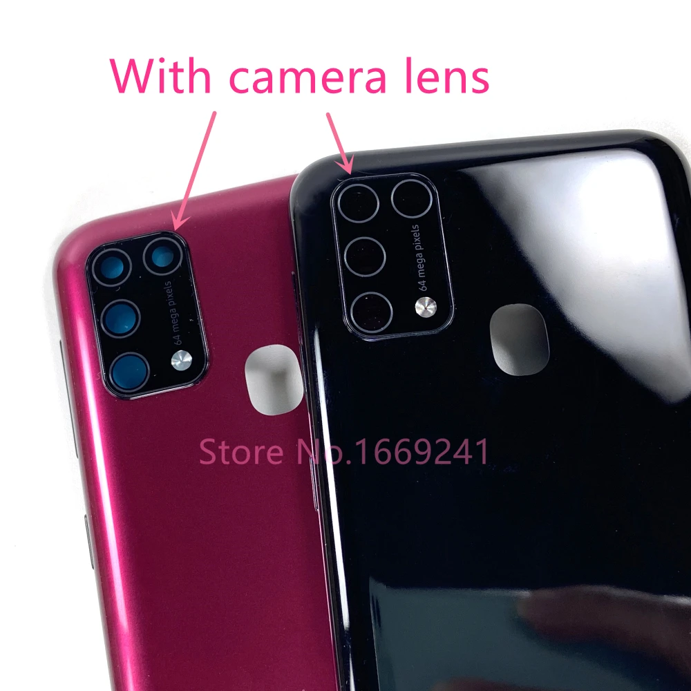 Задняя крышка для Samsung Galaxy M31 M315 M315F корпус аккумулятора задняя телефона + лоток