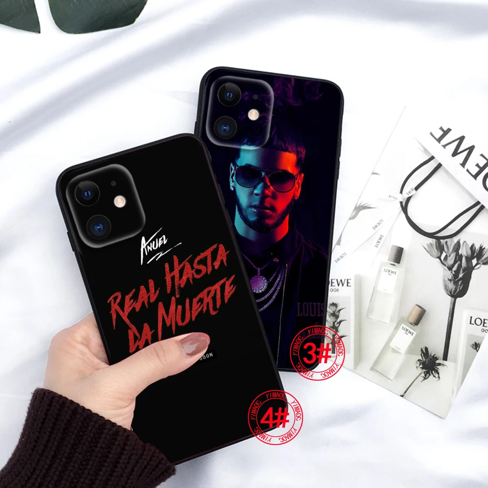 UI047 Мягкий чехол Anuel Aa Ozuna для Samsung A03 A50 A51 A52 A53 A6 A7 A8 Plus A9 A70 A71 A72 A73 A81 A82 A91 M20 M30 M30S M51