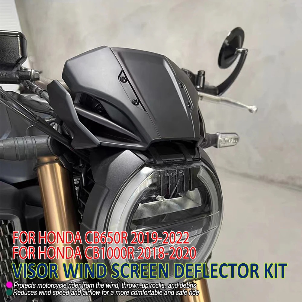 

Новый мотоциклетный CB 650 1000 R, ветровое стекло, экран, дефлекторный комплект для Honda CB650R 2019-2022 CB1000R 2018-2020